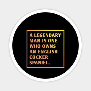 English cocker spaniel Magnet